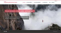 Desktop Screenshot of microcredit-solidaire.ch